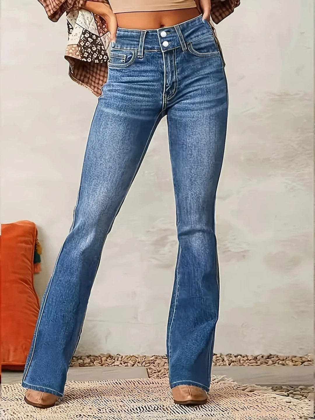 Women's Jeans – High-Waist Flared