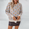 Women's Cardigan – Vintage Floral Knit