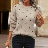 Women's Jumper – Polka Dot Crew Neck