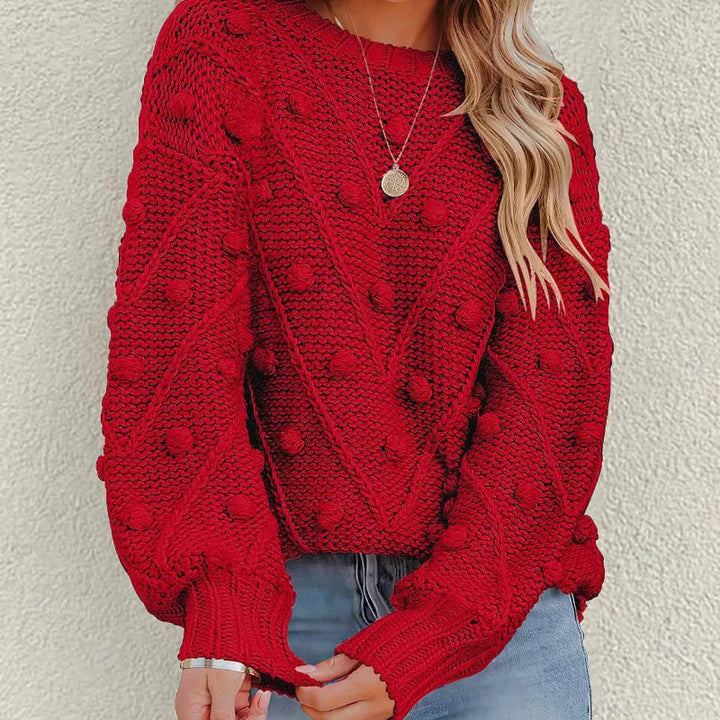 Women's Jumper – Bobble Knit