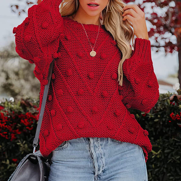 Women's Jumper – Bobble Knit