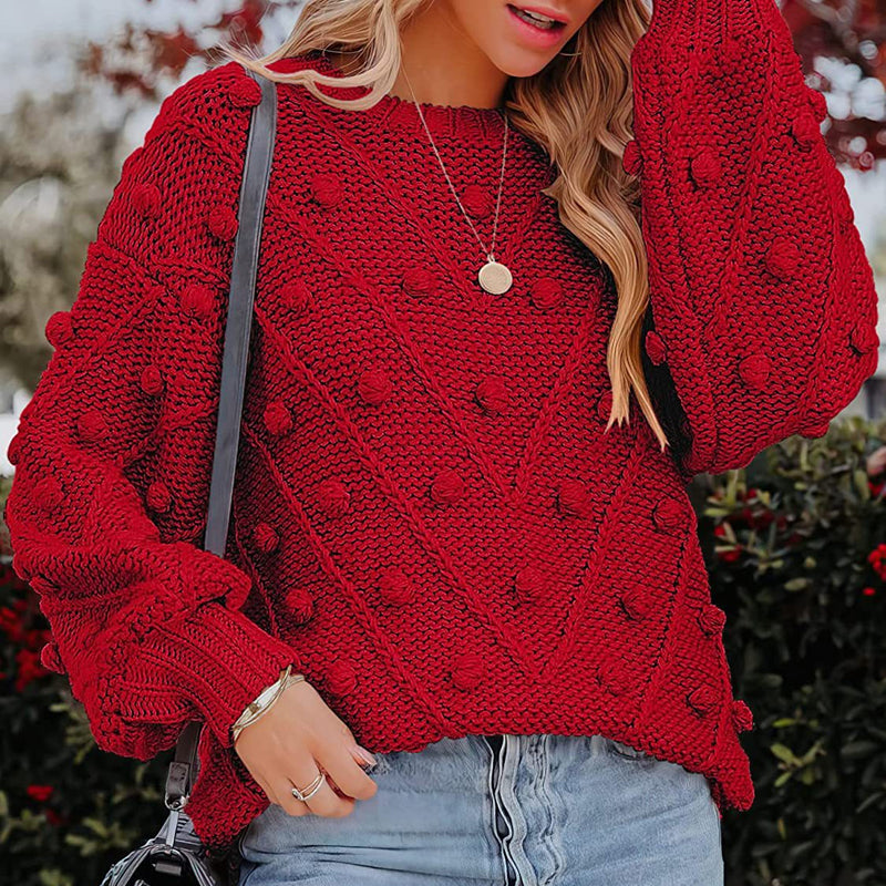 Women's Jumper – Bobble Knit