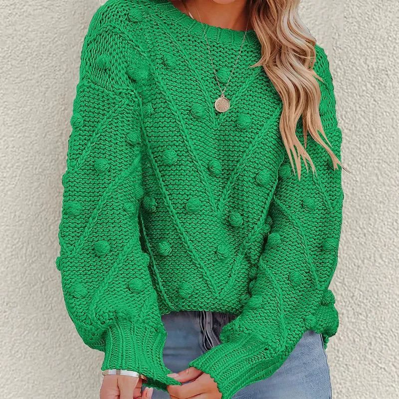 Women's Jumper – Bobble Knit