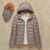 Women's Lightweight Hooded Quilted Jacket Packable Puffer