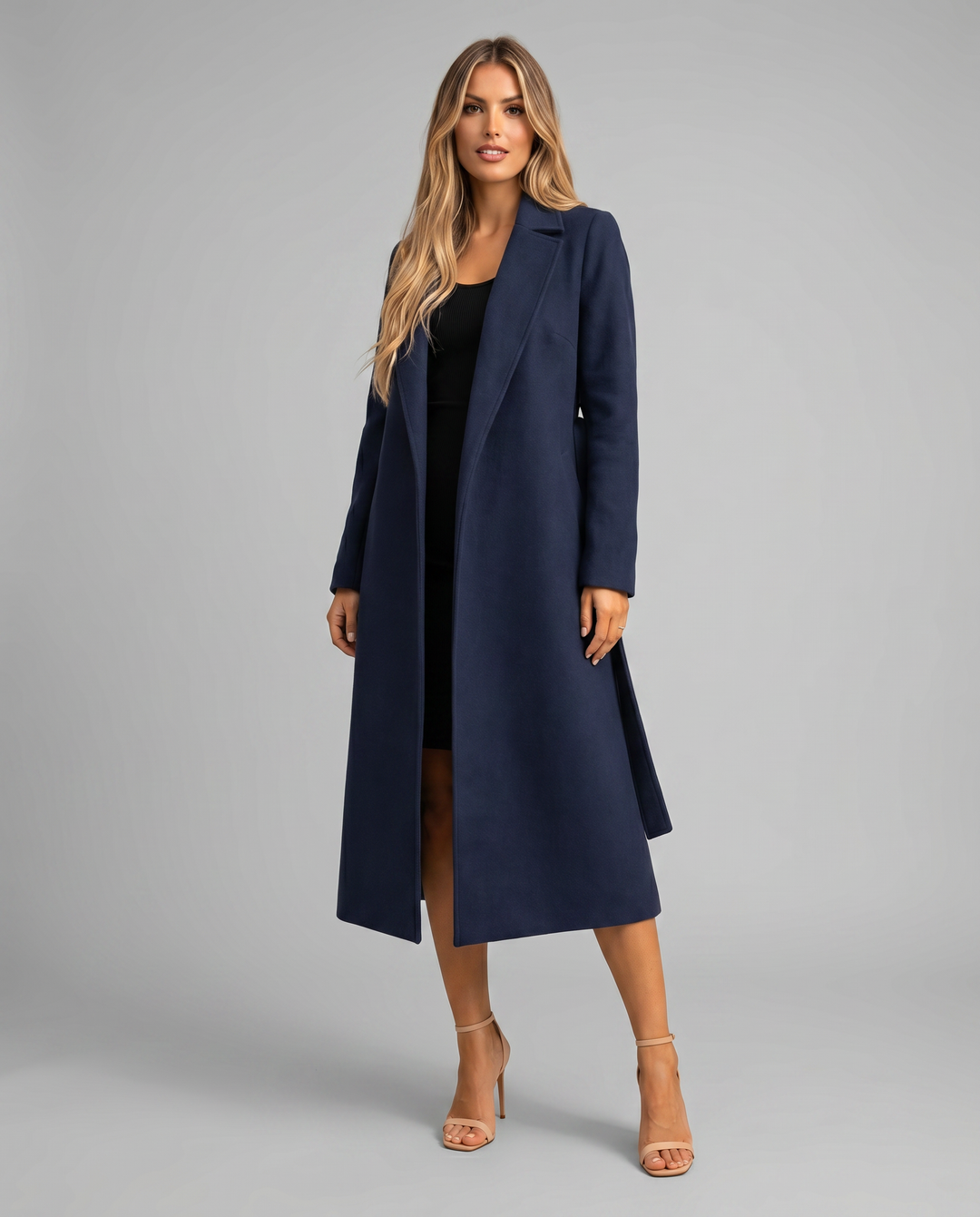 Women's Trench Coat – Longline Belted Wrap