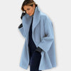 Women's Coat – Oversized Wide-Collar Winter