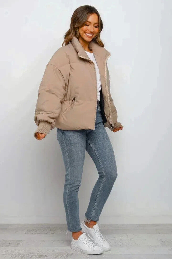 Women's Puffer Jacket – Short Quilted