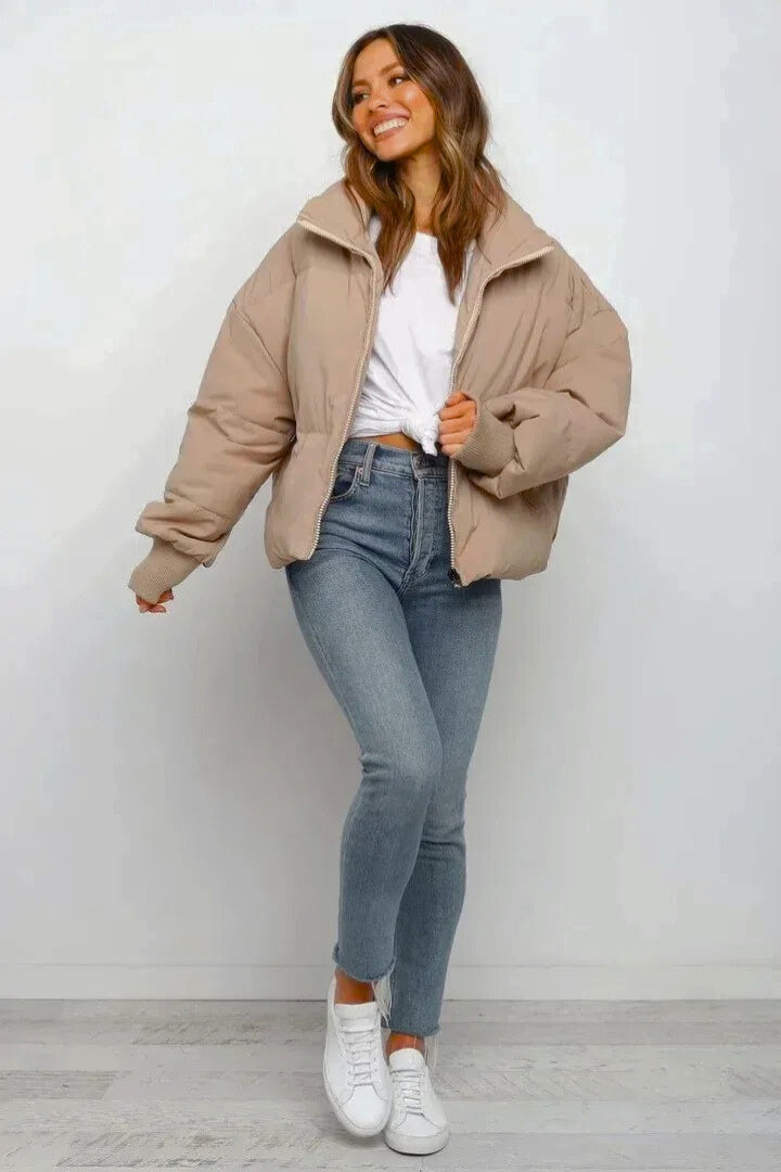 Women's Puffer Jacket – Short Quilted
