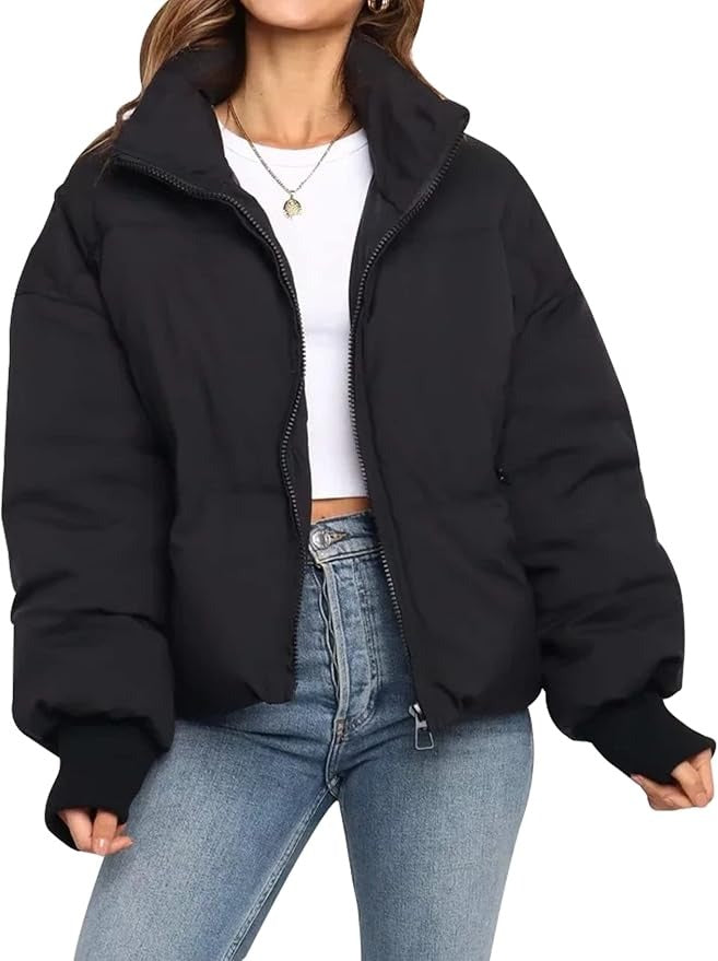 Women's Puffer Jacket – Short Quilted