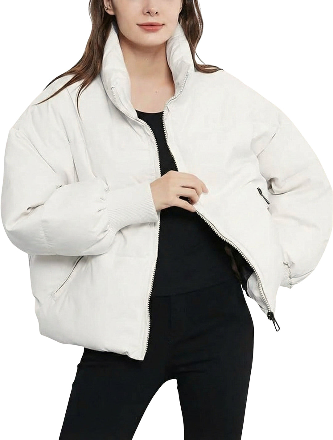 Women's Puffer Jacket – Short Quilted