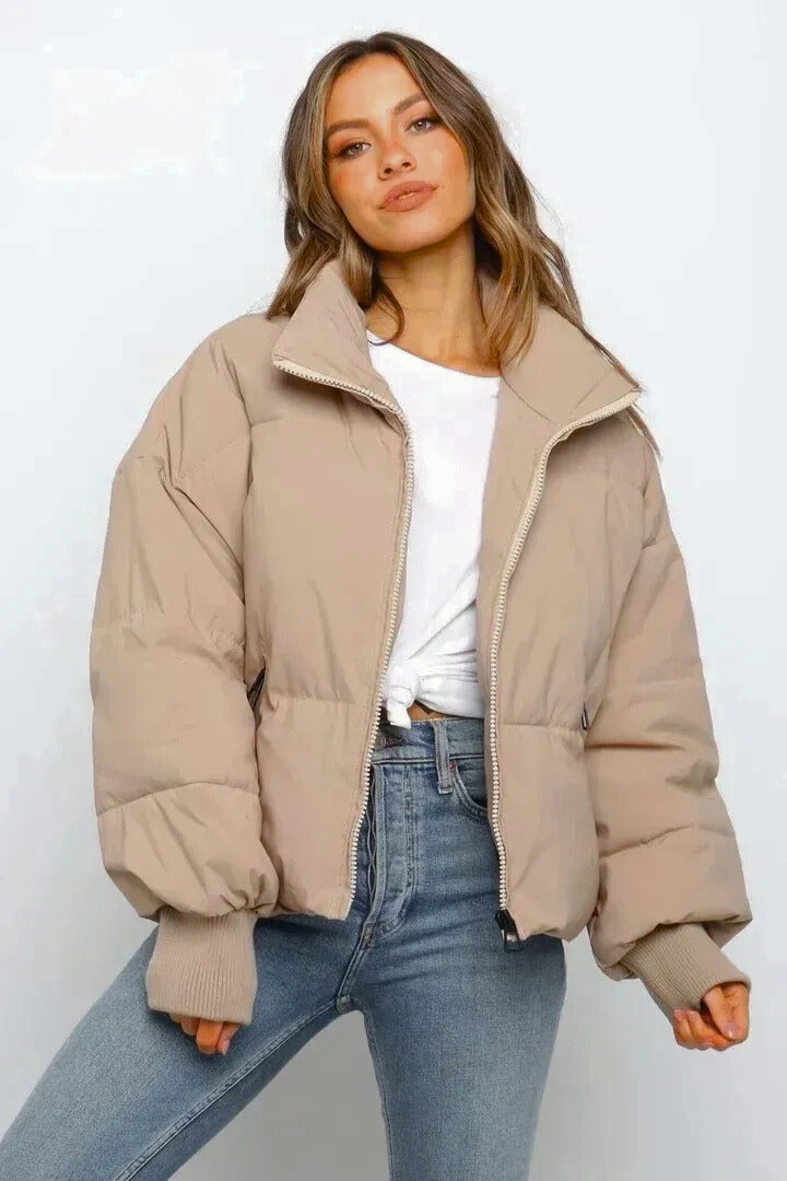 Women's Puffer Jacket – Short Quilted
