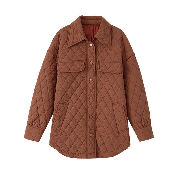 Women's Jacket – Diamond-Quilted Longline