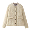 Women's Jacket – Oversized Quilted Leopard Lining