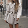 Women's Coat – Belted Longline