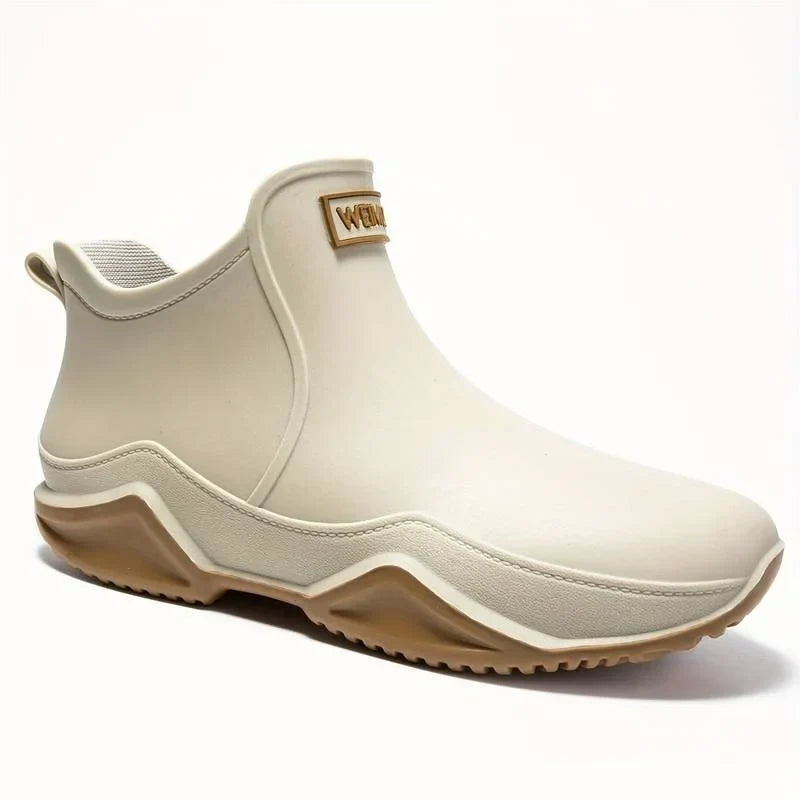 Women's Comfort Boots – Pull-On Tab And Contrast Sole