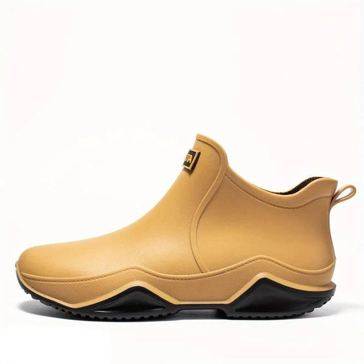 Women's Comfort Boots – Pull-On Tab And Contrast Sole