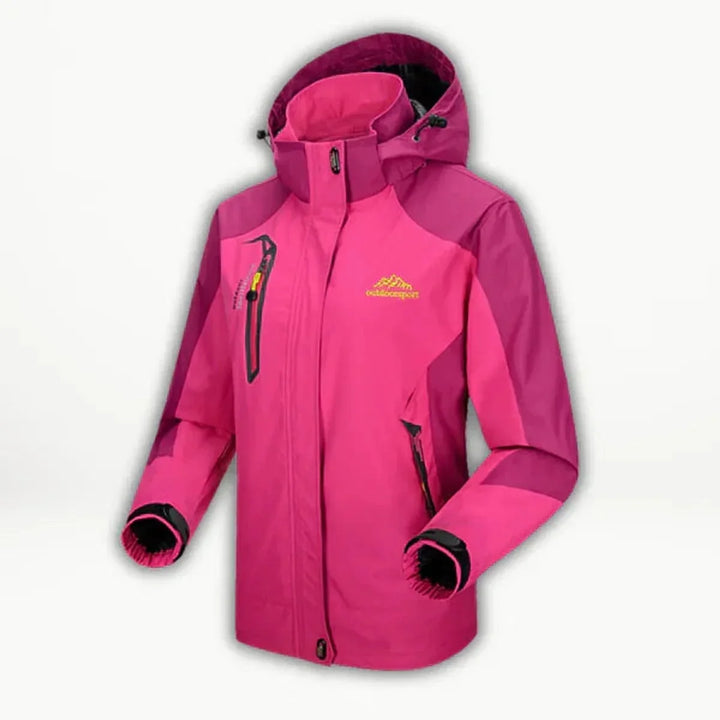 Women's Waterproof Hooded Outdoor Shell Jacket