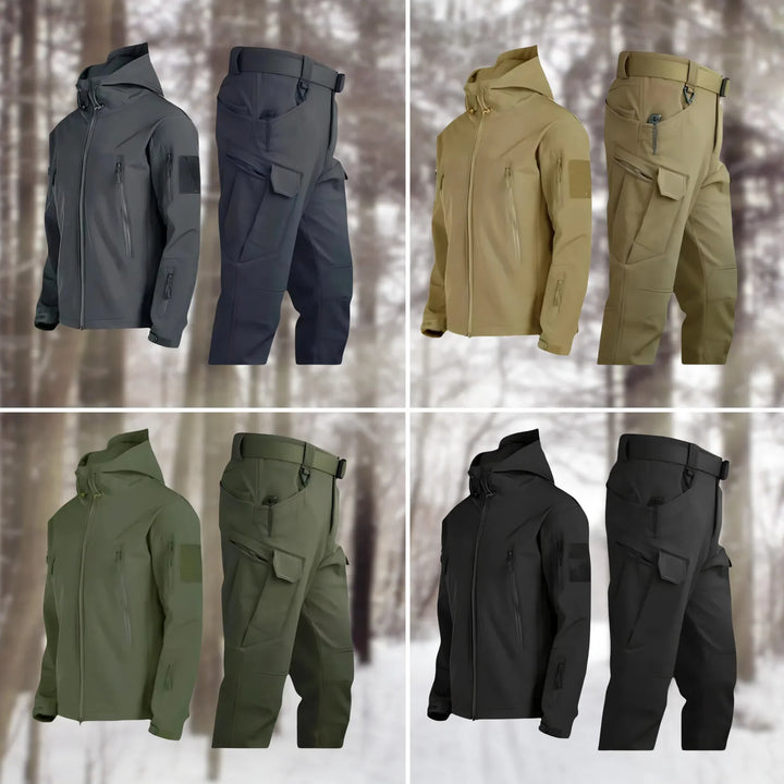 Women's Waterproof Outdoor Tactical Set – Hooded Jacket And Cargo Trousers