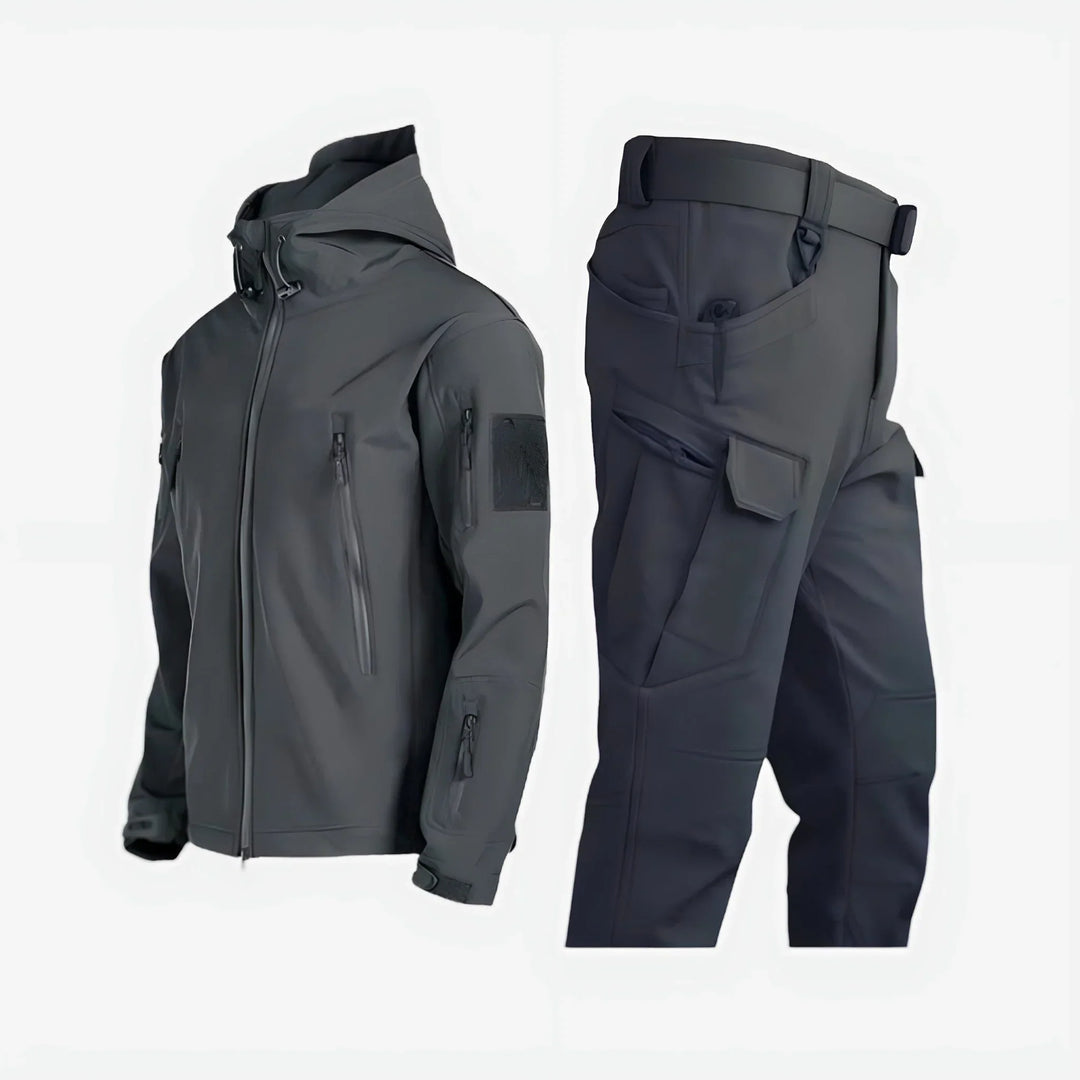 Women's Waterproof Outdoor Tactical Set – Hooded Jacket And Cargo Trousers