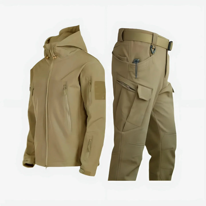 Women's Waterproof Outdoor Tactical Set – Hooded Jacket And Cargo Trousers