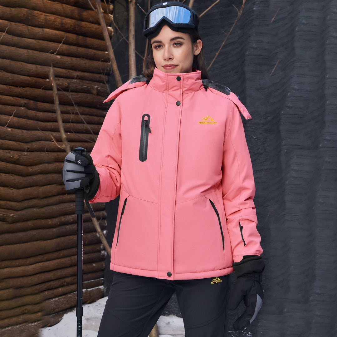Women's Jacket – Windproof Ski , Water-Resistant Winter Coat