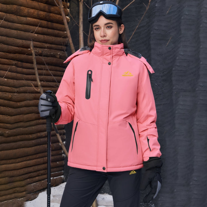 Women's Jacket – Windproof Ski , Water-Resistant Winter Coat