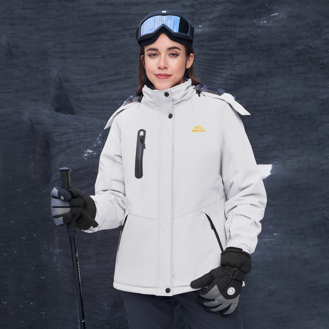 Women's Jacket – Windproof Ski , Water-Resistant Winter Coat