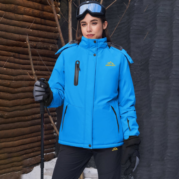 Women's Jacket – Windproof Ski , Water-Resistant Winter Coat
