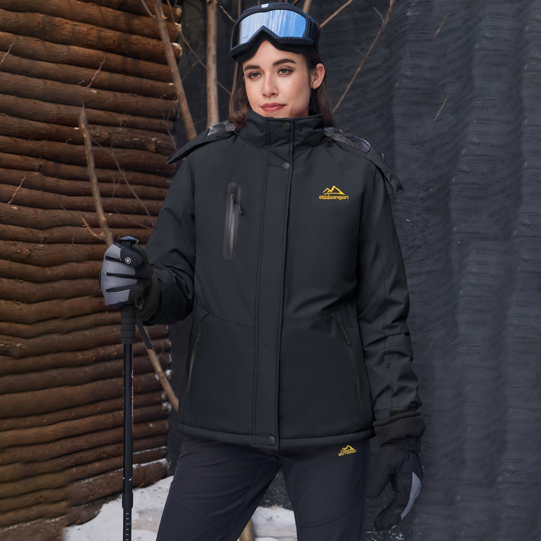 Women's Jacket – Windproof Ski , Water-Resistant Winter Coat