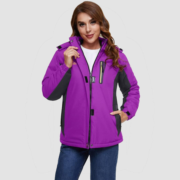 Women's Jacket – Fleece-Lined Ski Hood, Water-Resistant