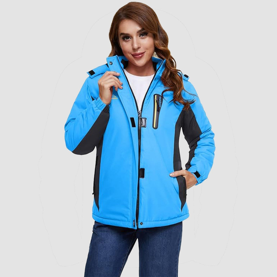 Women's Jacket – Fleece-Lined Ski Hood, Water-Resistant