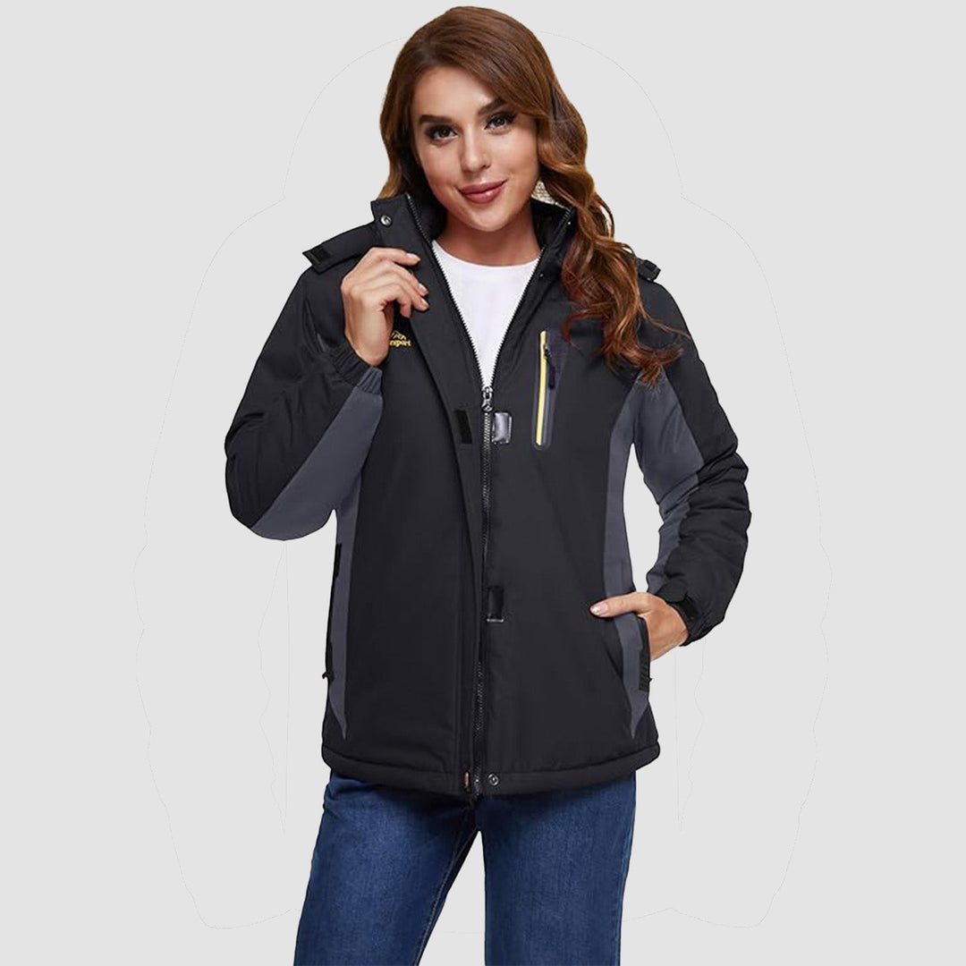 Women's Jacket – Fleece-Lined Ski Hood, Water-Resistant