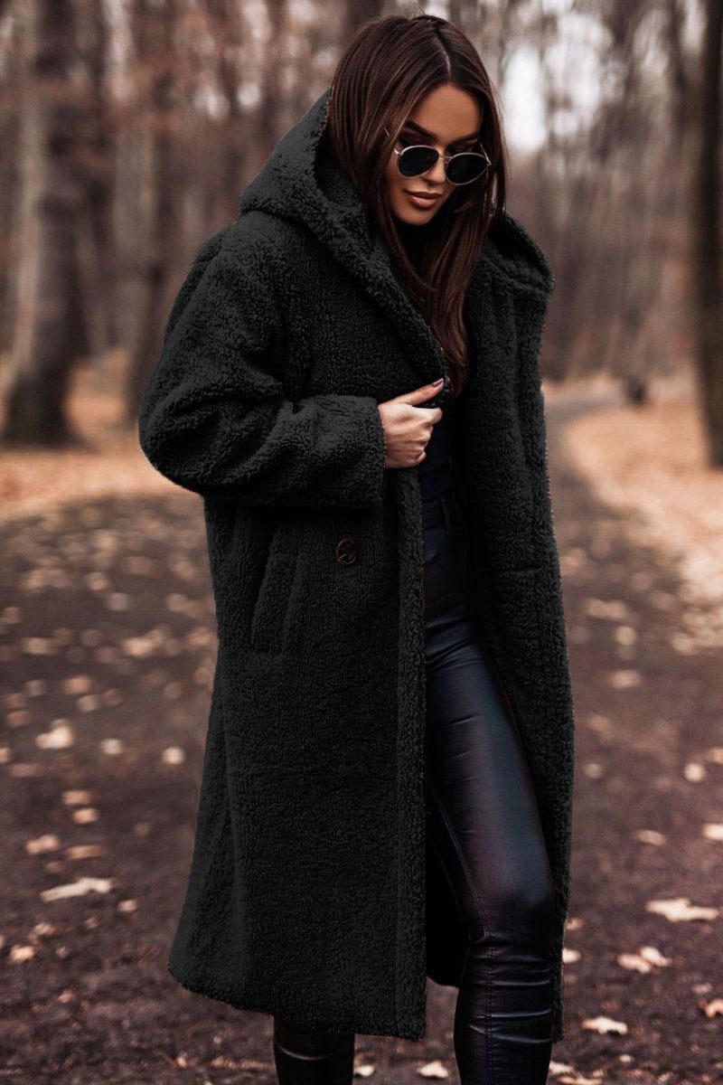Women's Coat – Oversized Teddy