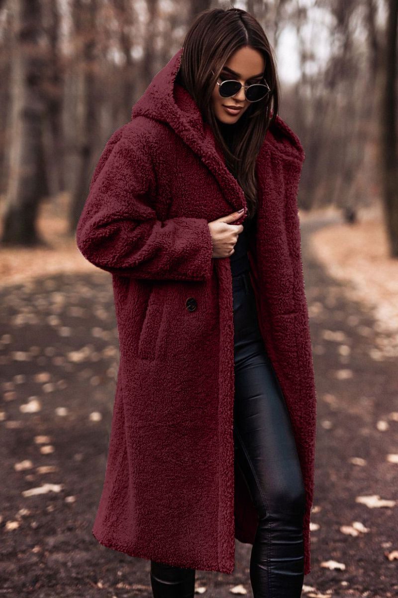 Women's Coat – Oversized Teddy