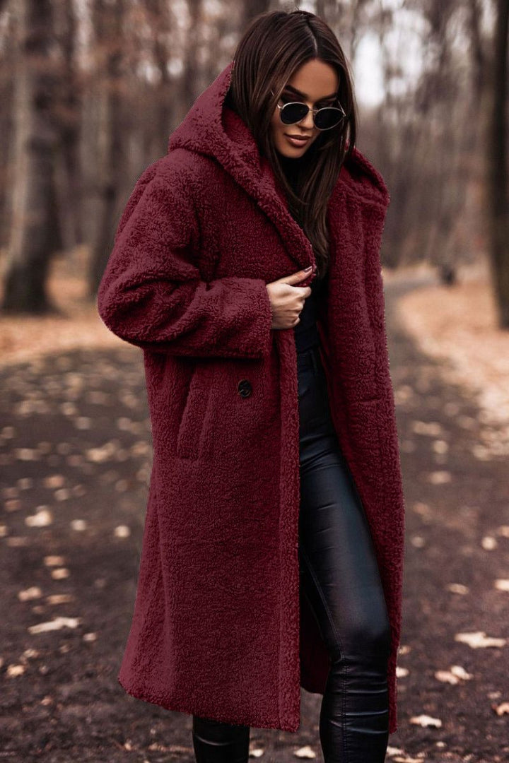 Women's Coat – Oversized Teddy