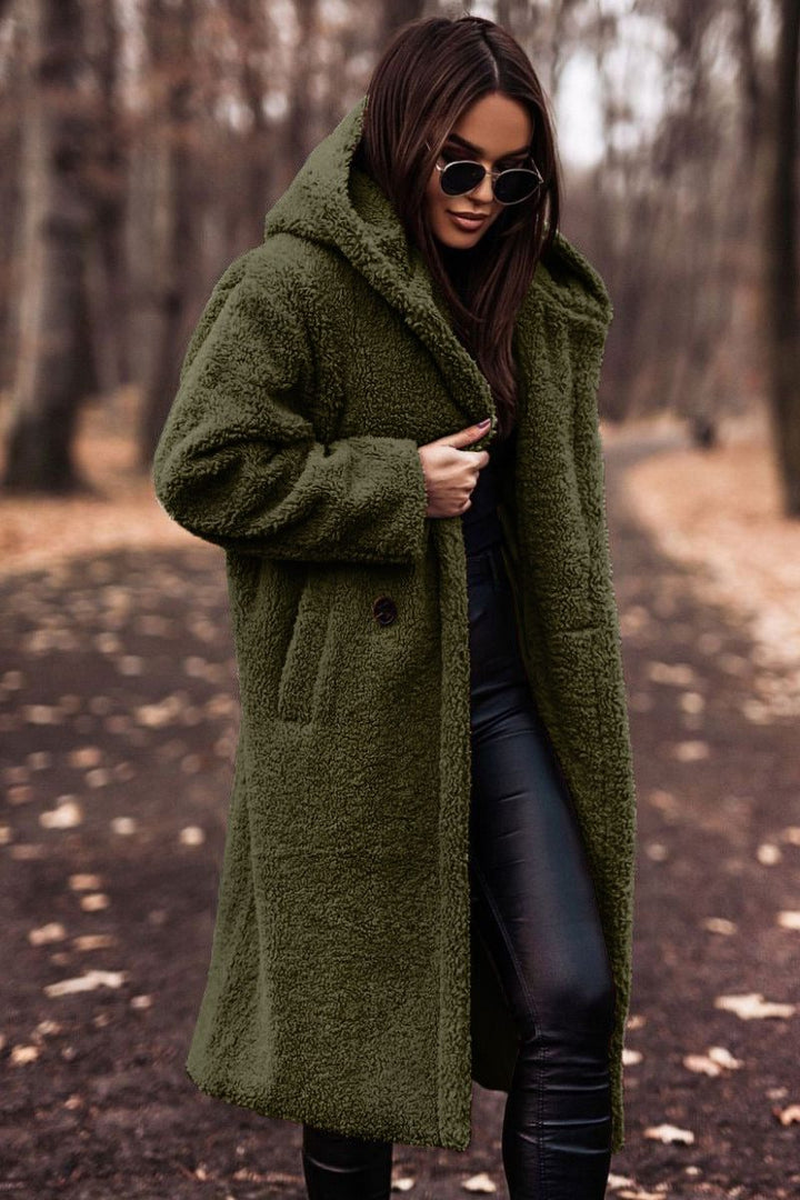 Women's Coat – Oversized Teddy